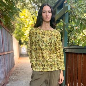 Raag Cotton Long Sleeve Blouse